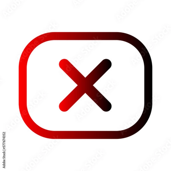 Fototapeta cross icon