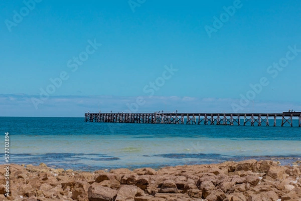 Obraz pier in the sea