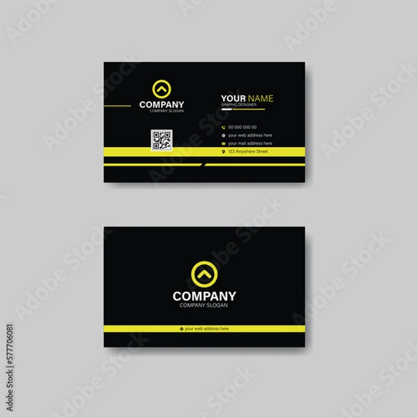Obraz Modern Business Card - Clean and Creative Business Card Template. Luxury business card design template
