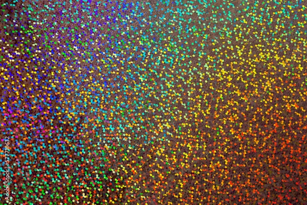 Fototapeta Metallic pattern. Multicolored trendy glittering background