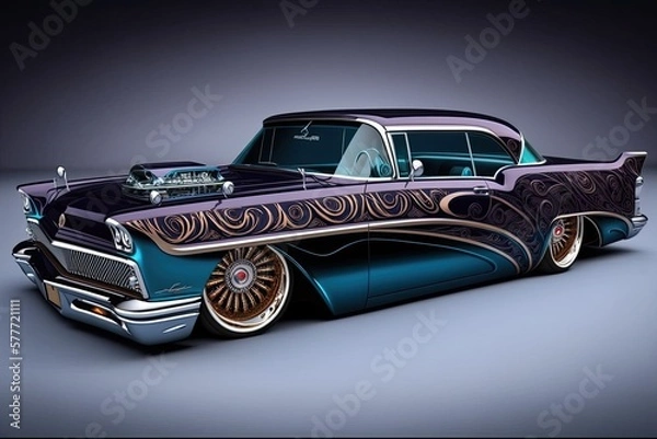 Obraz vintage lowrider car