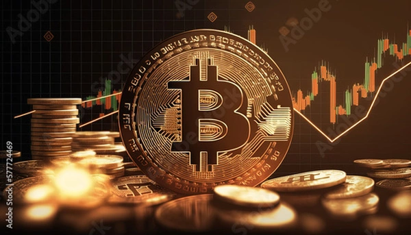 Fototapeta Maksymalizacja zwrotów: Przewodnik po inwestowaniu w bitcoiny i kryptowalutę