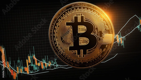 Fototapeta Maximizing Returns: A Guide to Bitcoin and Cryptocurrency Investing