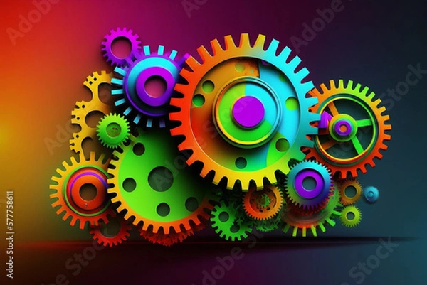 Obraz Wallpaper or background, ideas, power, movement, machine