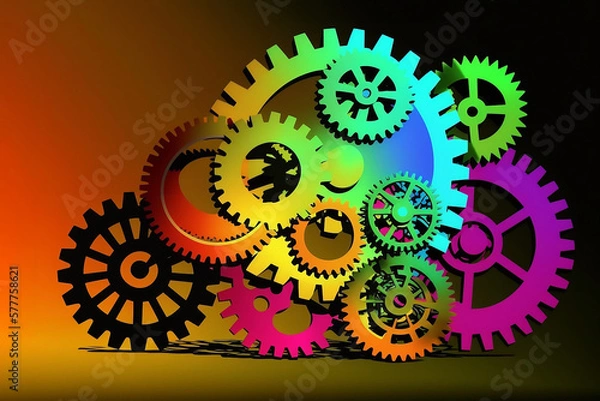 Obraz Wallpaper or background, ideas, power, movement, machine