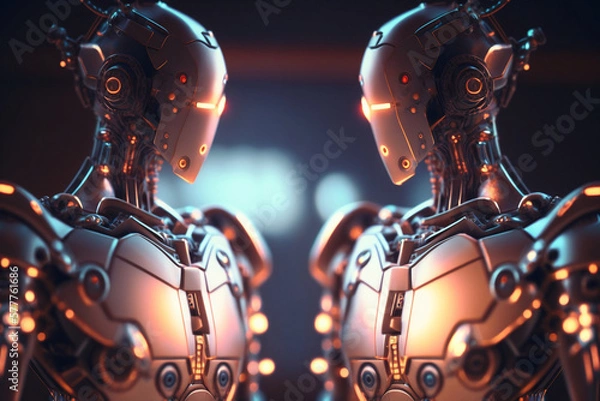 Obraz Robots in the future 