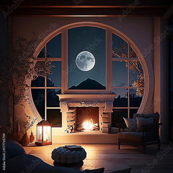 Obraz Cozy Living Room