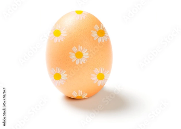 Obraz Easter egg isolated on white background 3