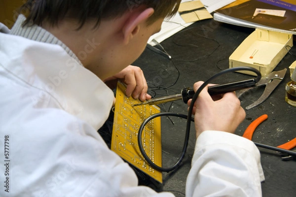 Obraz At the laboratory