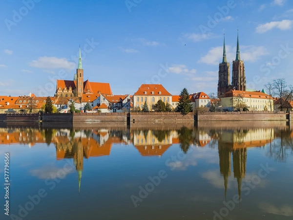 Fototapeta Wrocław Ostrów Tumski