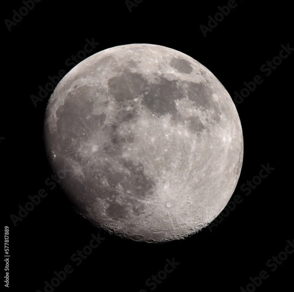 Obraz Closer to the moon at night.