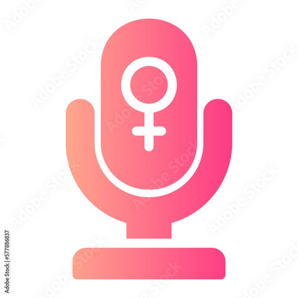 Obraz womens day gradient icon