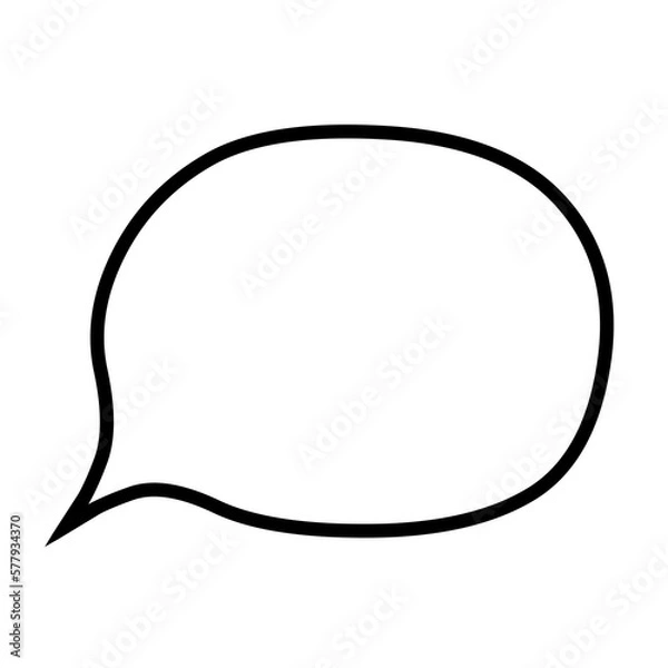 Fototapeta 丸型の吹き出し