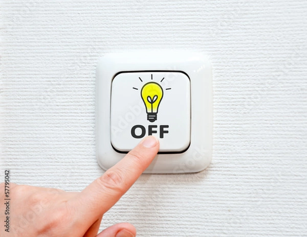 Obraz światło wyłączone