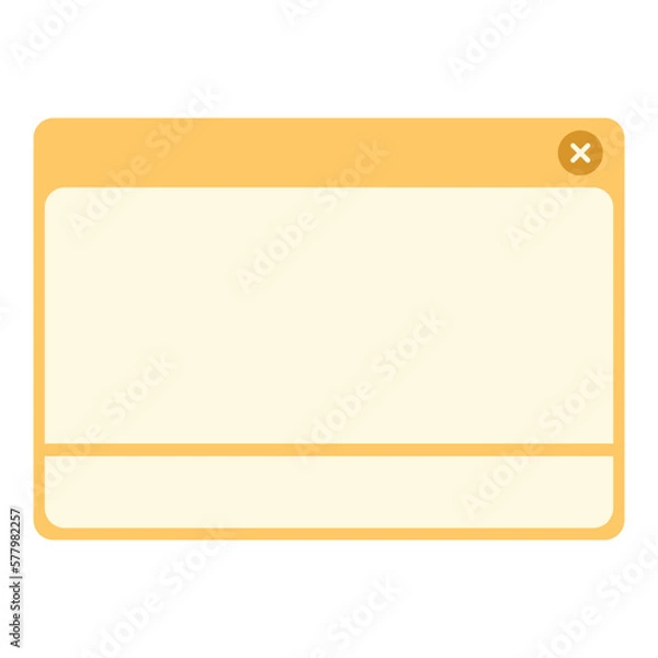 Obraz Popup Notification Box Template