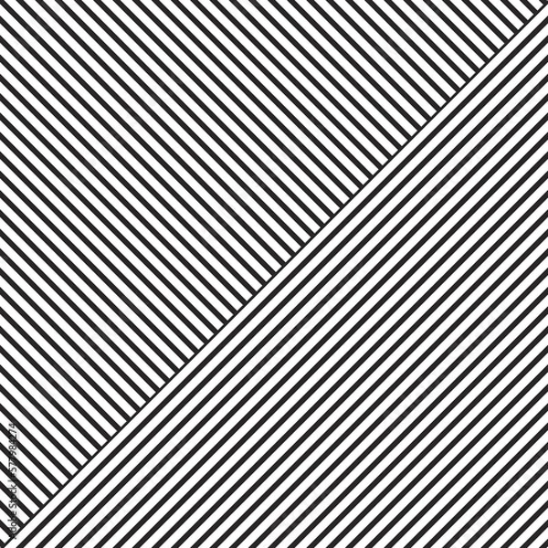Obraz Black and white geometric graphic modern template