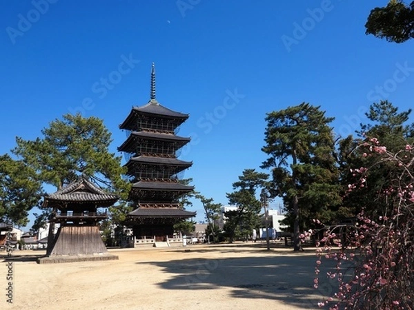 Obraz 四国八十八ヶ所霊場第75番札所・善通寺の五重の塔【香川県善通寺市】14