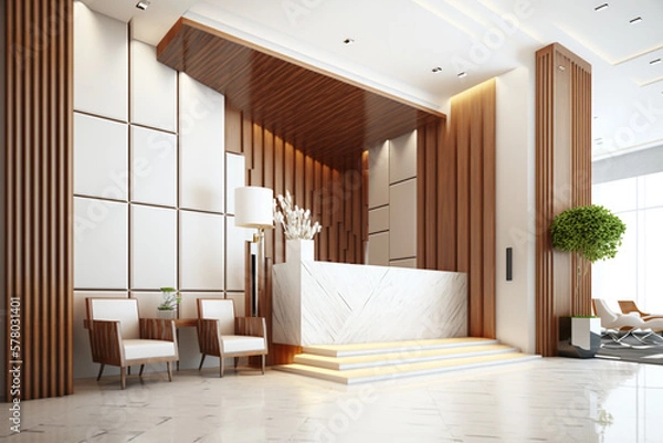 Obraz comfortable office reception area