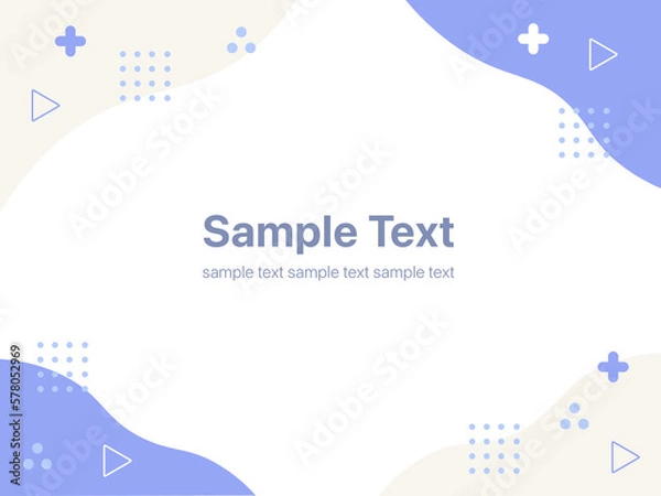 Obraz 幾何学模様のフレーム素材