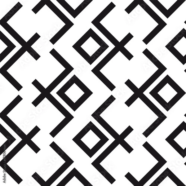 Obraz Seamless geometric pattern. Vector illustration.