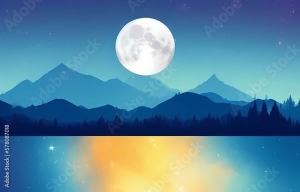 Obraz sunrise over mountains