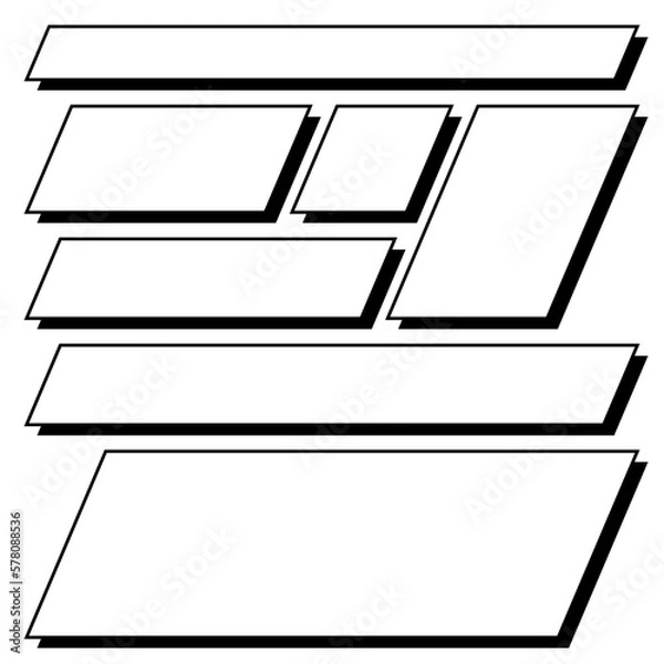 Obraz Vector Collection Set of Dialog Box Designs 