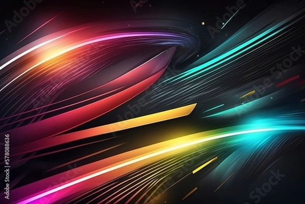 Obraz Fluid design with Generative AI technology