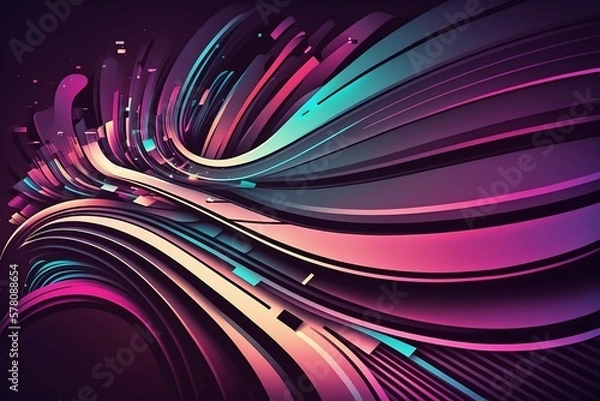 Obraz Fluid design with Generative AI technology