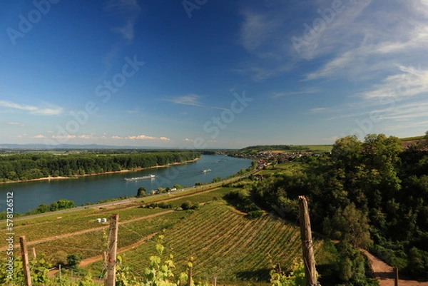 Obraz Ausblick Roter Hang Nierstein