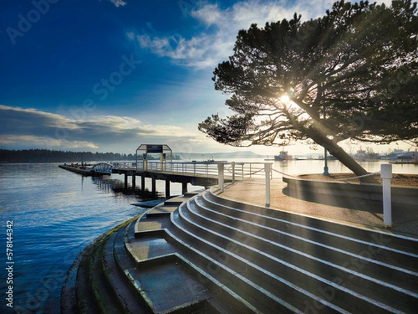 Fototapeta Maffeo Sutton Park is Nanaimo's signature park overlooking our world famous harbour.