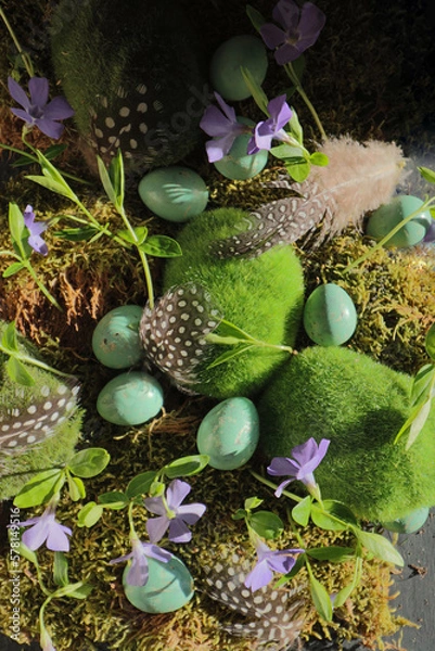 Fototapeta Oster Deko. Easter decorations