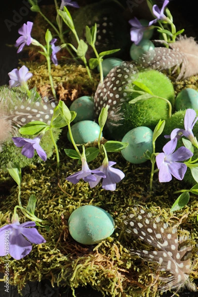 Fototapeta Oster Deko. Easter decorations