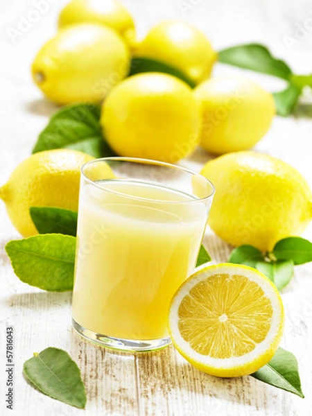 Obraz Glas Zitronensaft