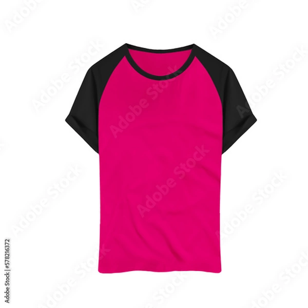 Fototapeta pink t shirt