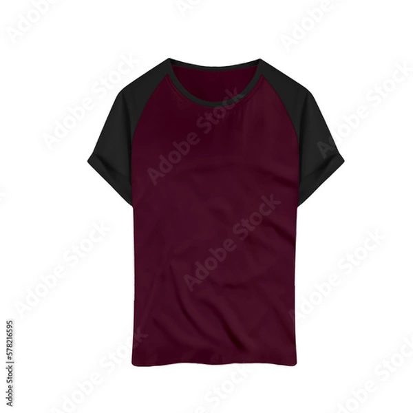 Fototapeta t shirt isolated on white