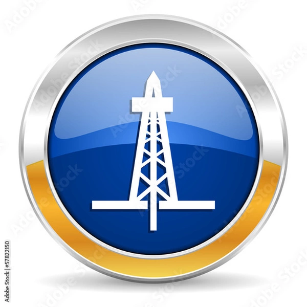 Fototapeta drilling icon