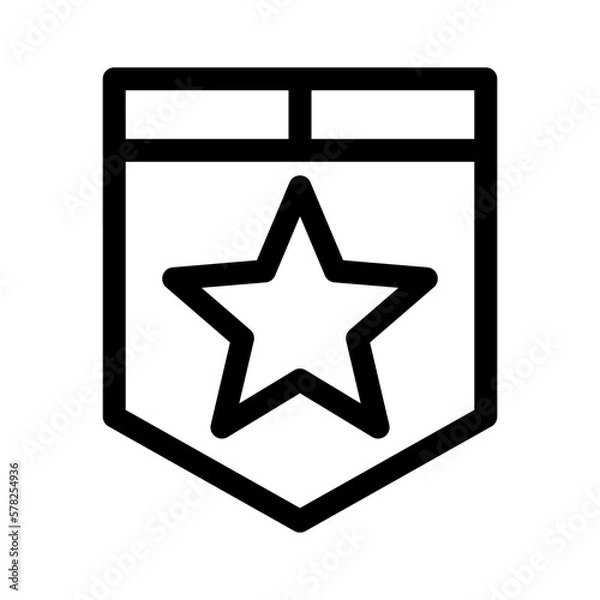 Fototapeta badge icon or logo isolated sign symbol vector illustration - high quality black style vector icons
