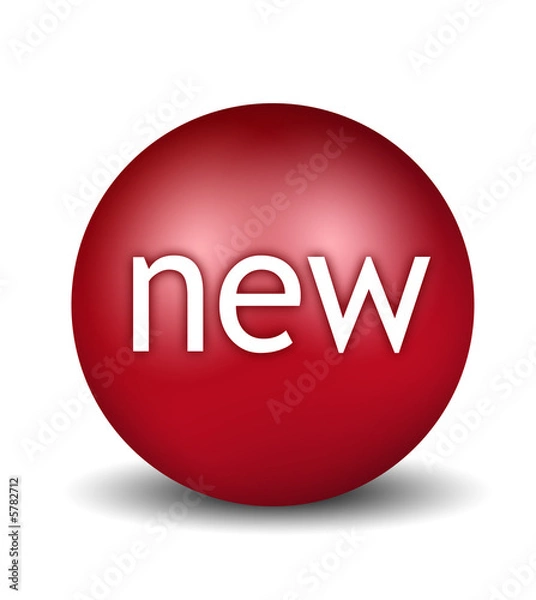 Obraz new symbol - red