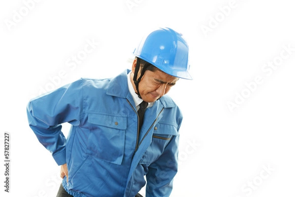 Fototapeta 疲れた作業員