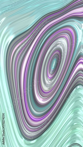 Fototapeta Ornate colorful and digitally generated 3D background