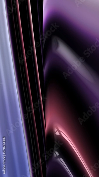 Fototapeta Ornate colorful and digitally generated 3D background
