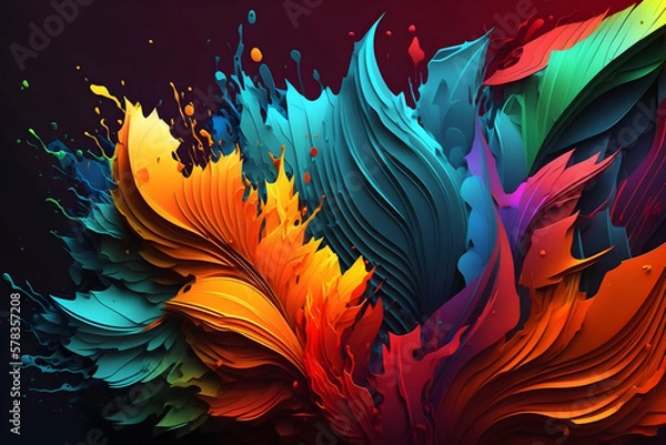 Obraz Abstract colorful background wallpaper