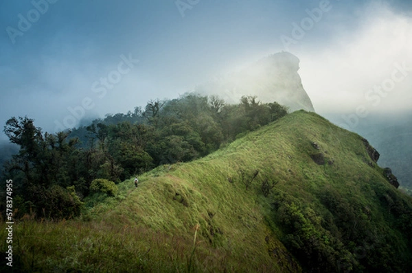 Fototapeta landscape with clouds