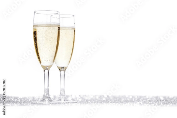 Obraz Dwa flety szampana