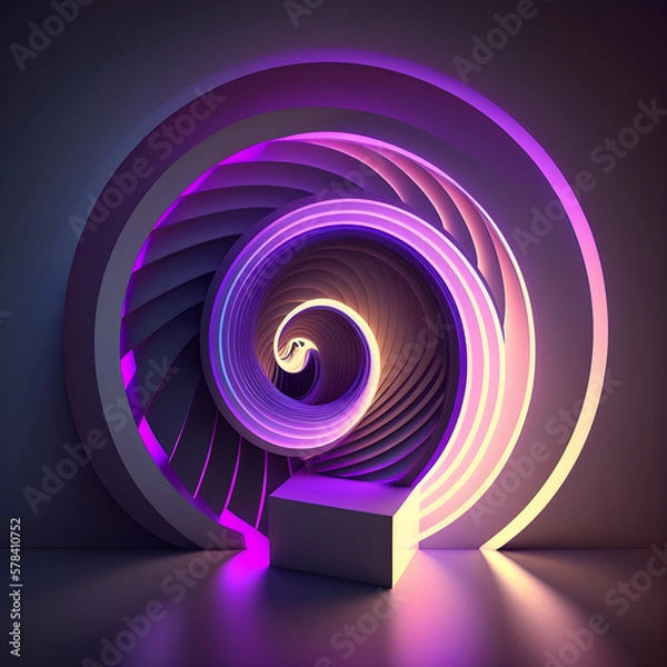 Obraz Glowing neon sign