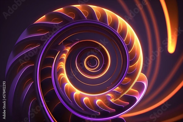 Obraz abstract background with spiral