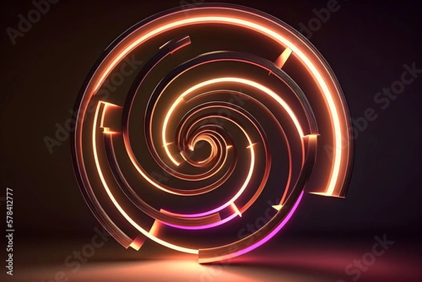Obraz abstract background with spiral