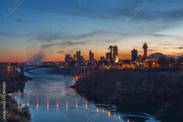 Obraz Niagara Falls in evening