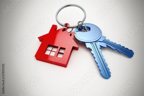 Fototapeta Keys to Your Dream Home. Generative Ai