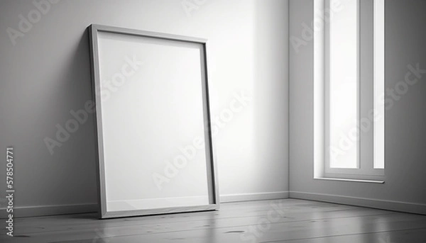 Obraz Photorealistic image of mockup frame. Generative AI.